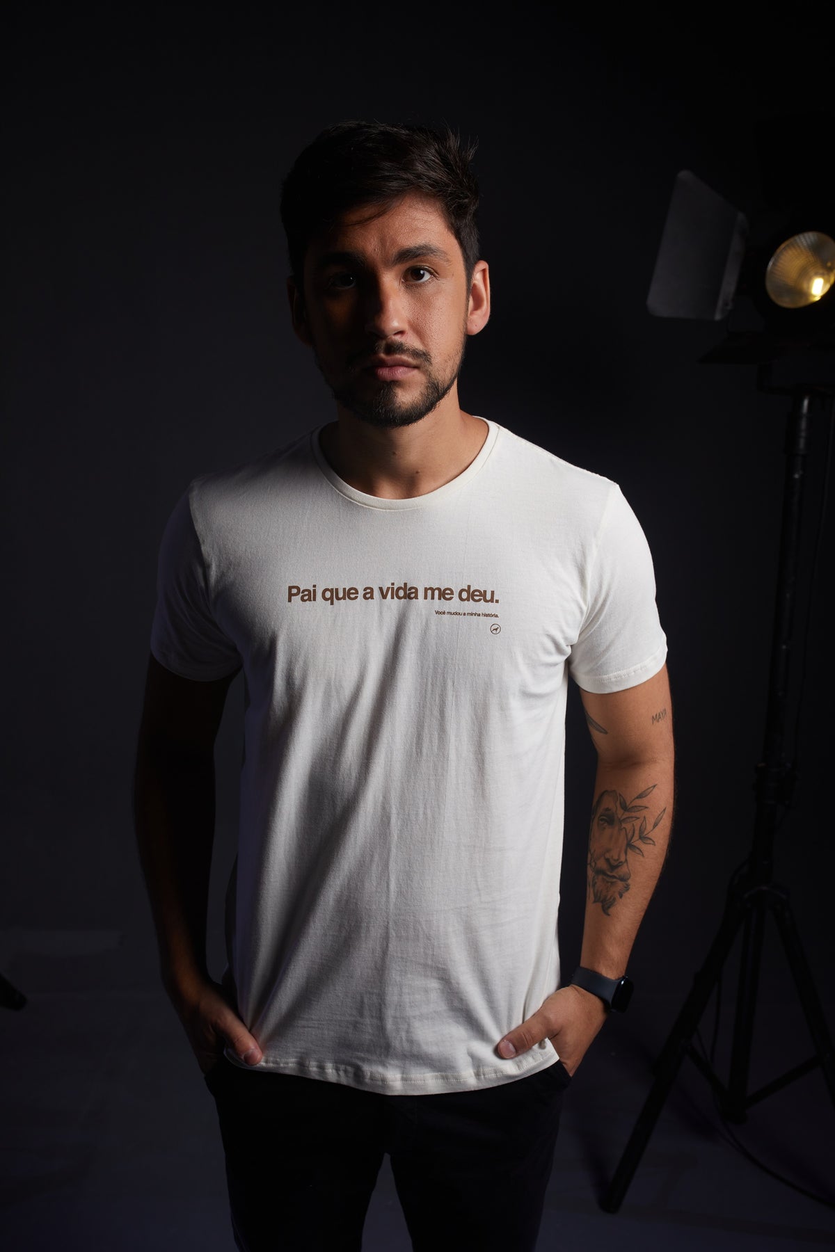Tshirt Manga Curta Pai Que A Vida Me Deu
