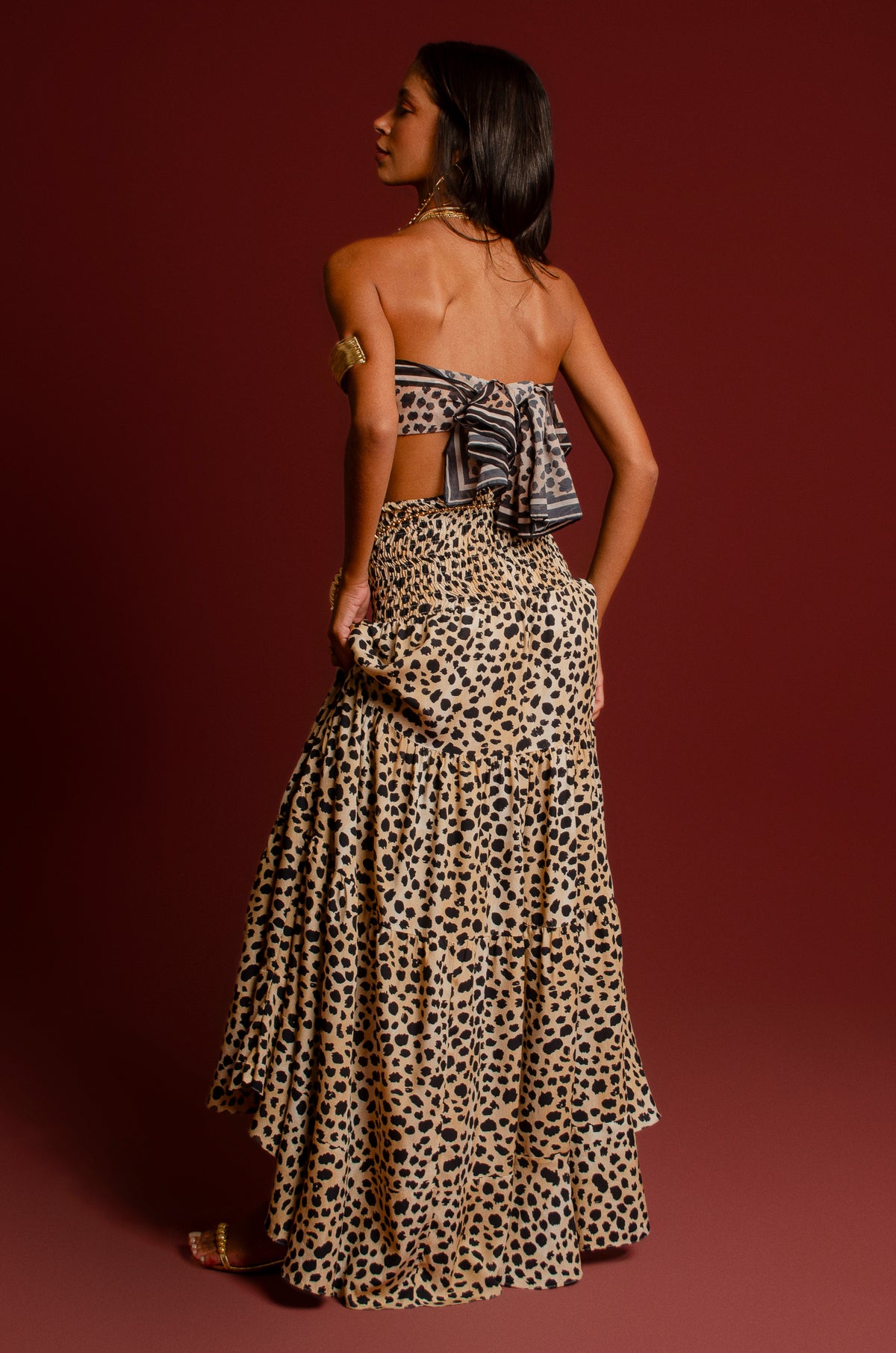 Top Pareo Guepardo Print