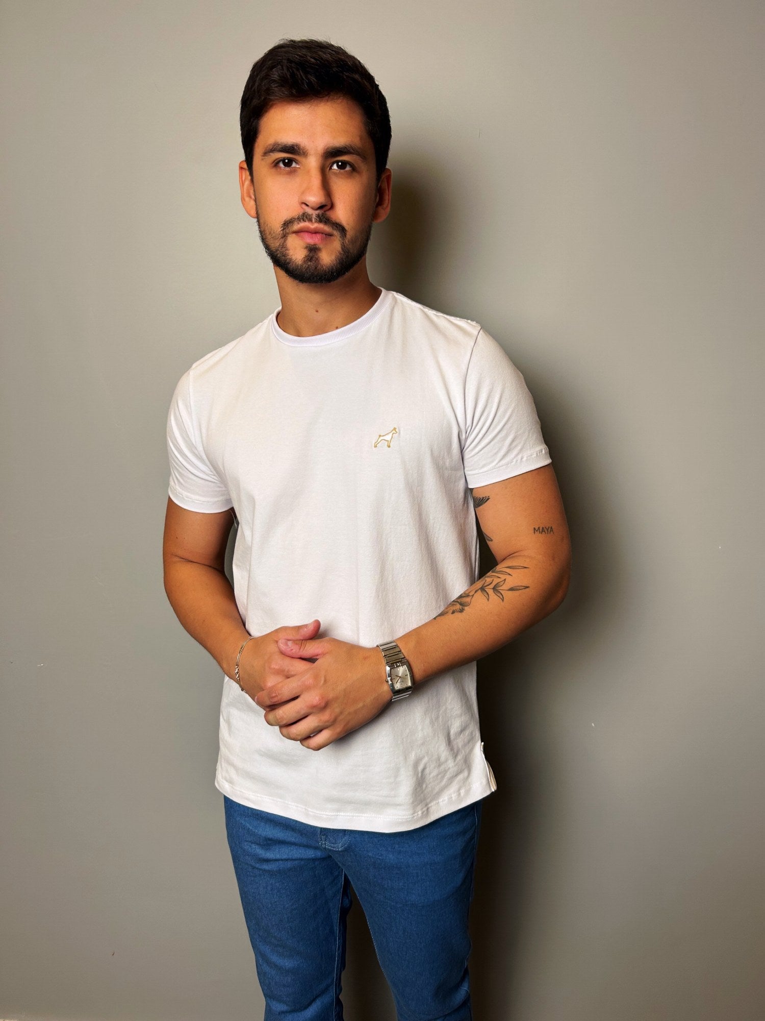 Tshirt Basica Com Estampa Silk