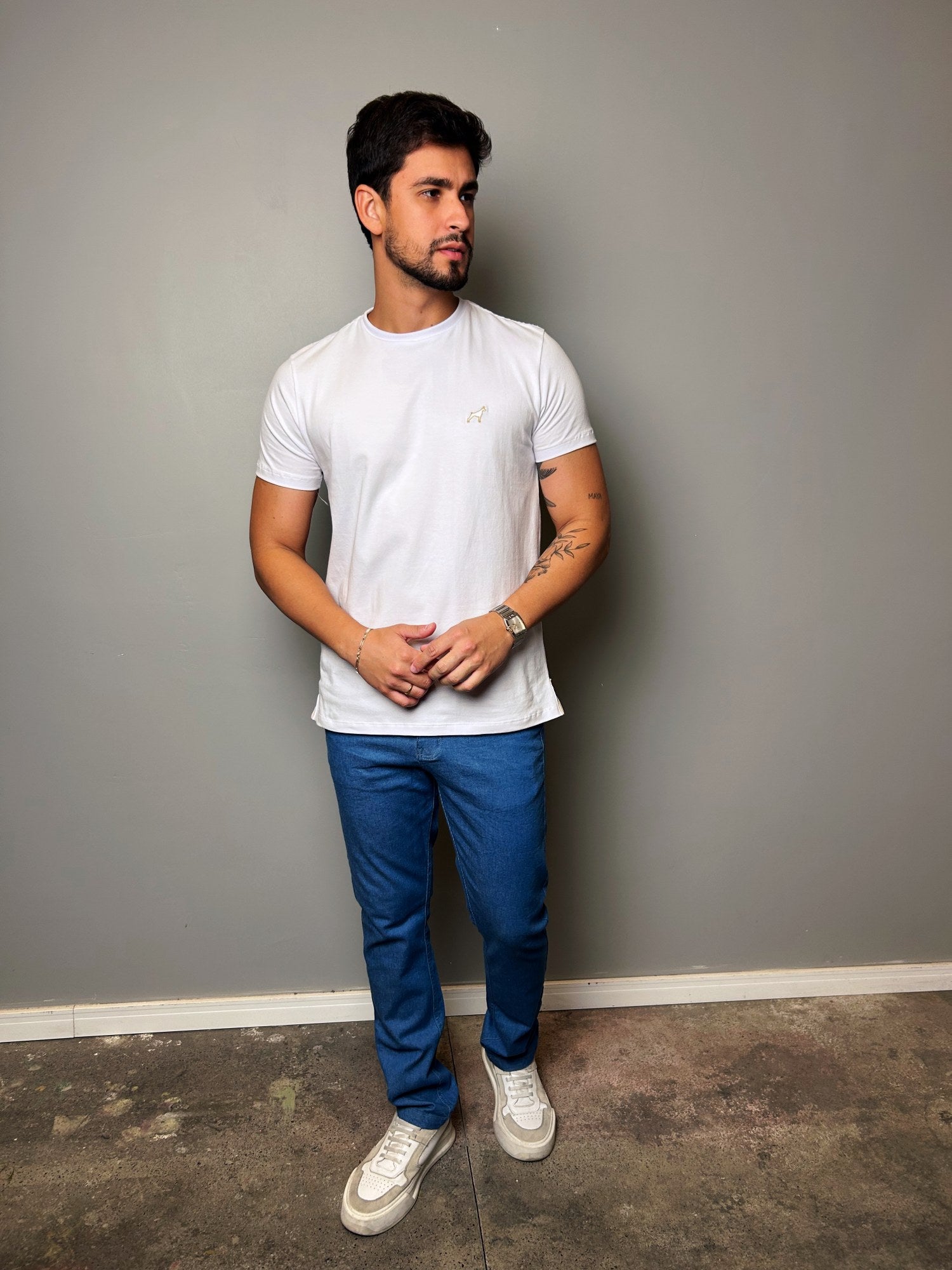 Tshirt Basica Com Estampa Silk