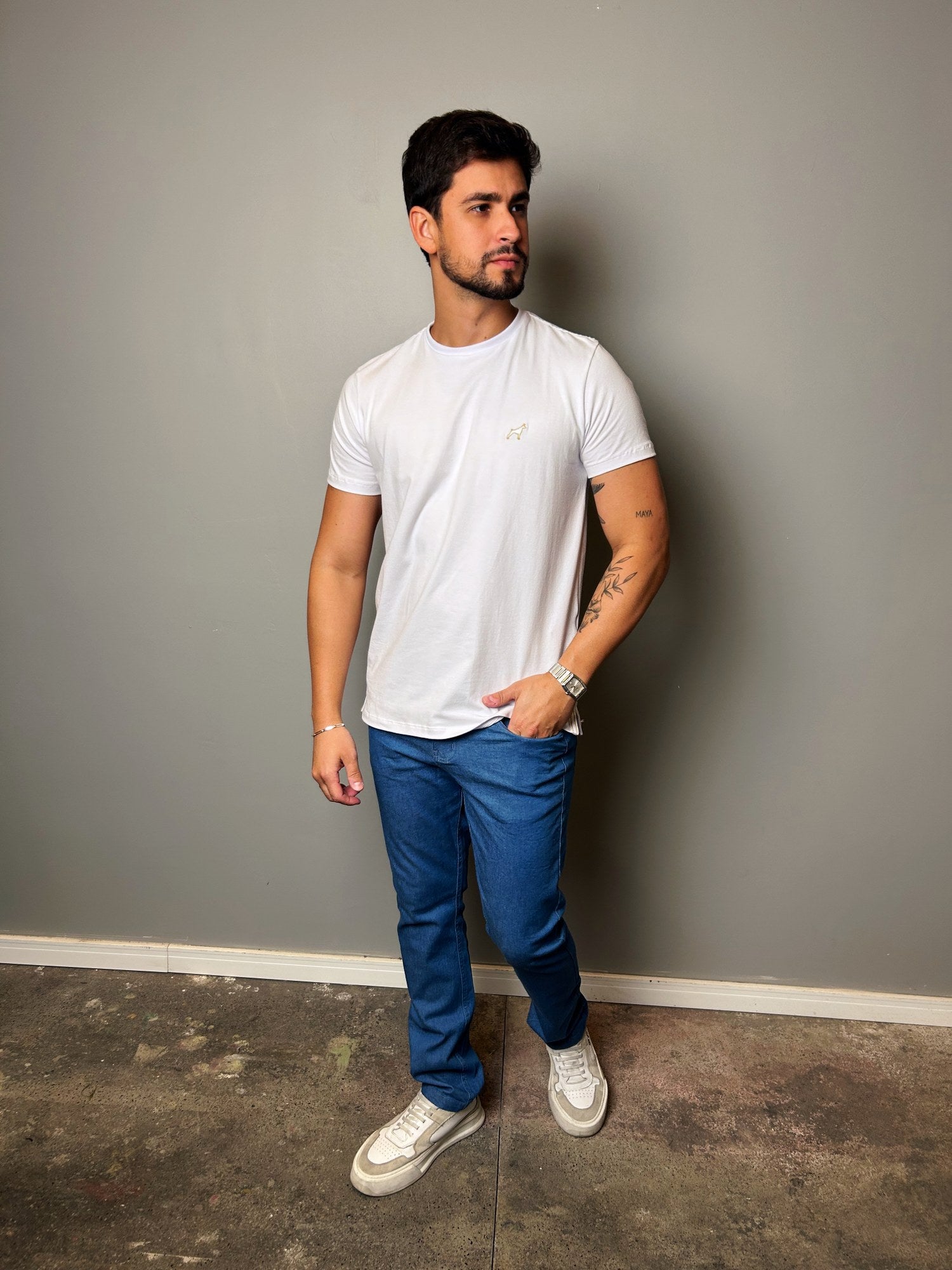 Tshirt Basica Com Estampa Silk