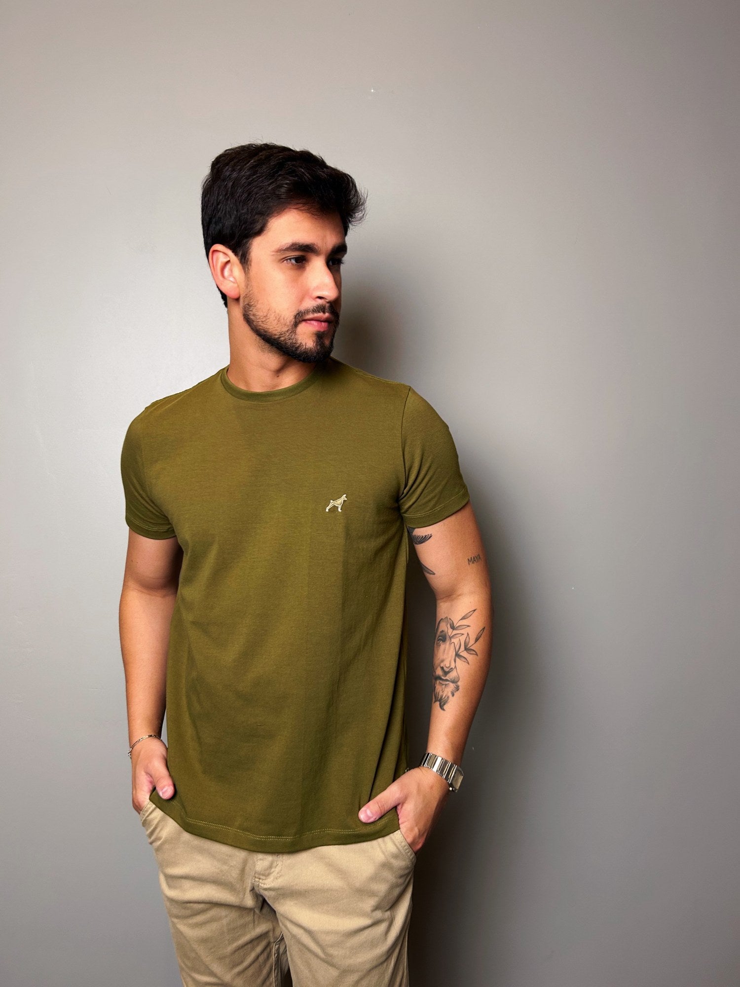 Tshirt Basica Com Estampa Silk