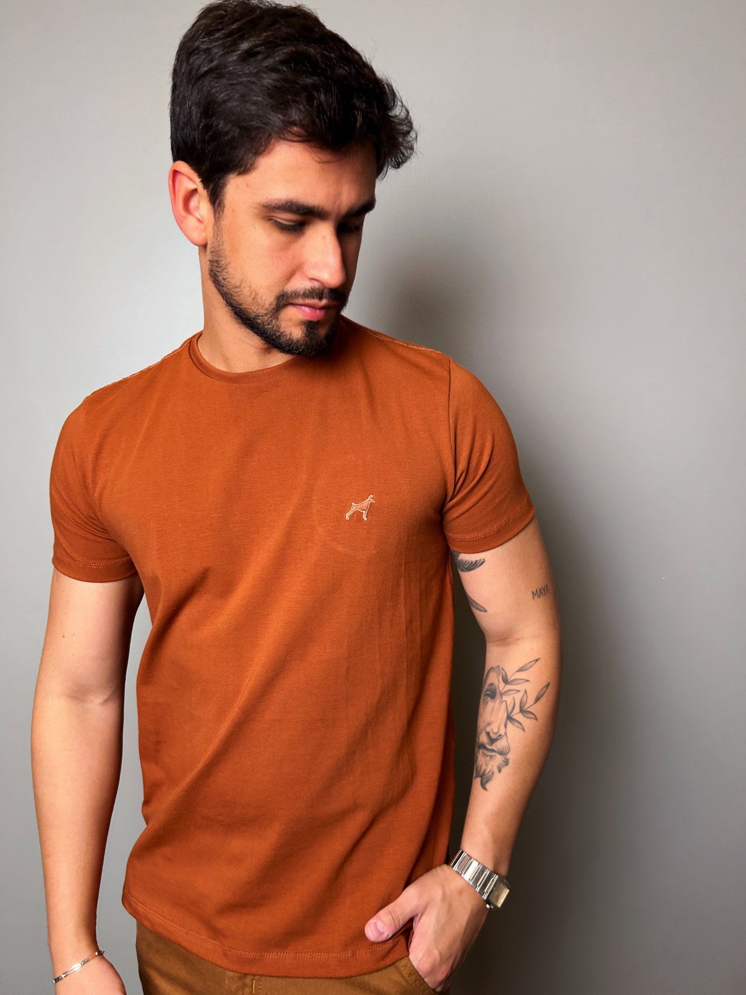 Tshirt Basica Com Estampa Silk