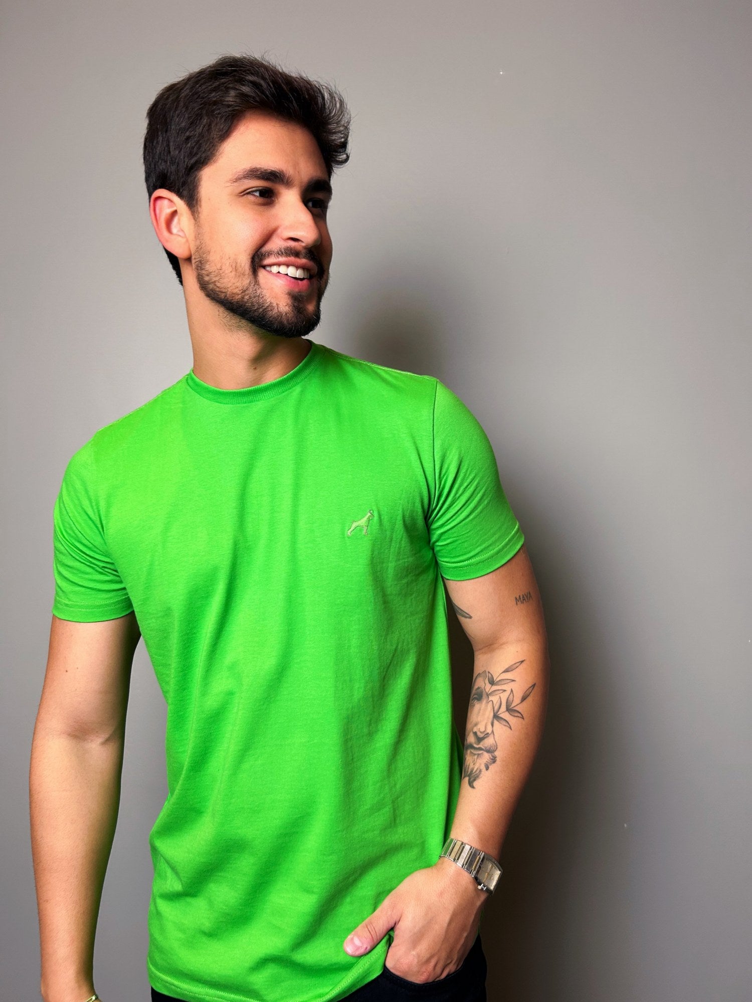Tshirt Basica Com Estampa Silk