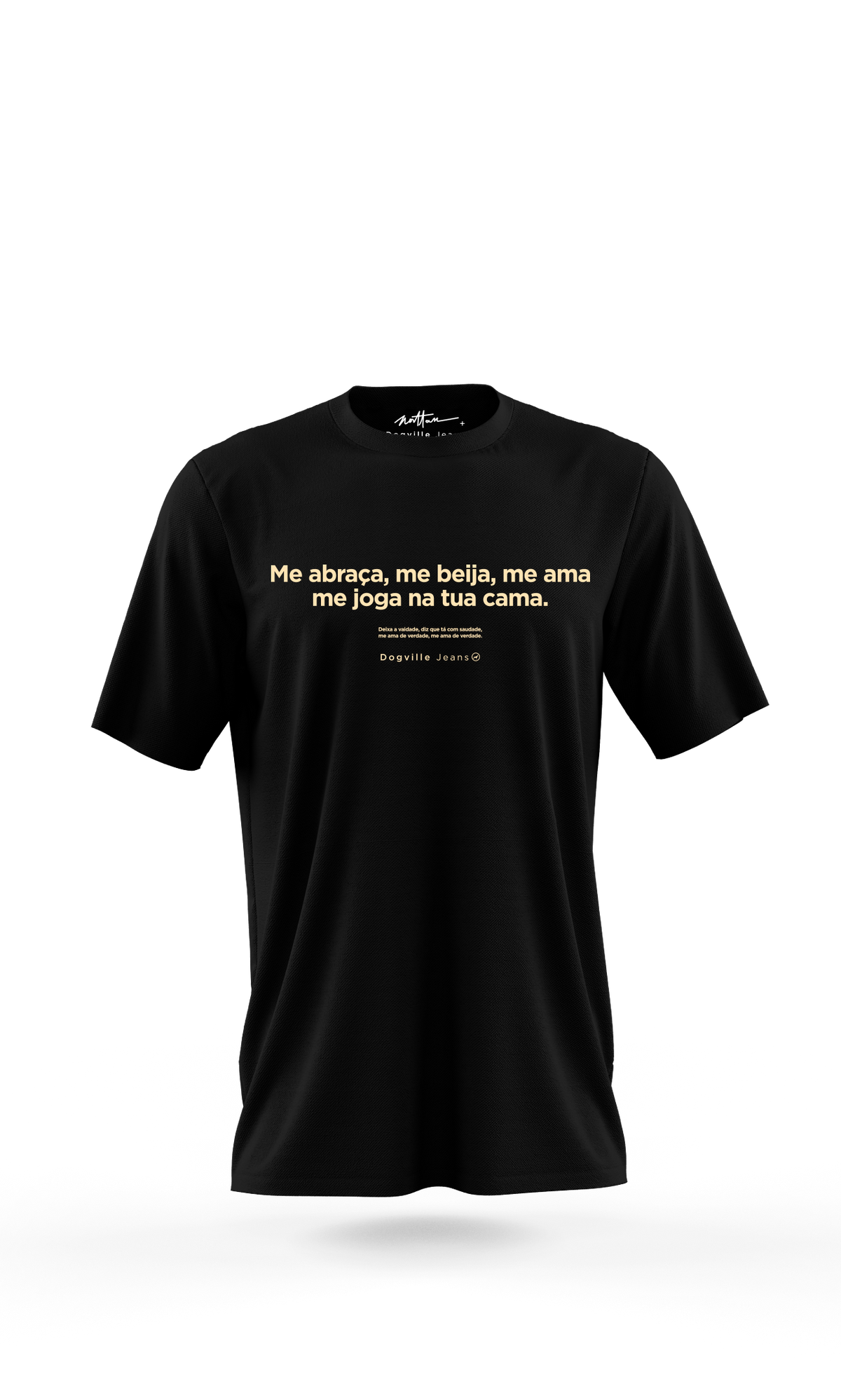Tshirt Manga Curta Nattan Me Abraca Me Beija